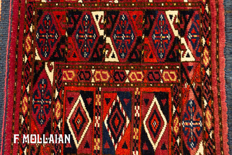 Antique Turkmen Torba Rug n°:39791521