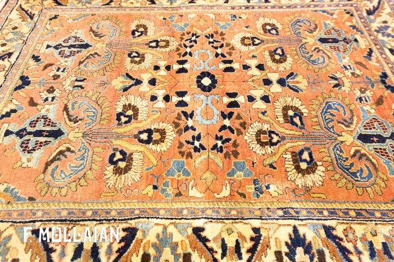 Antique Persian Saruk Small Rug n°:39906486