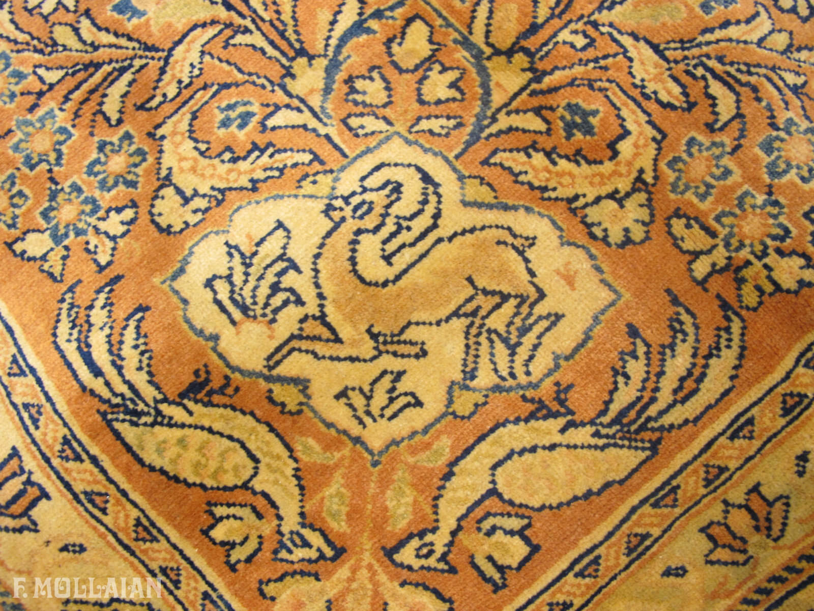 Alfombra Persa Semi-Antigua Saruk n°:40867135