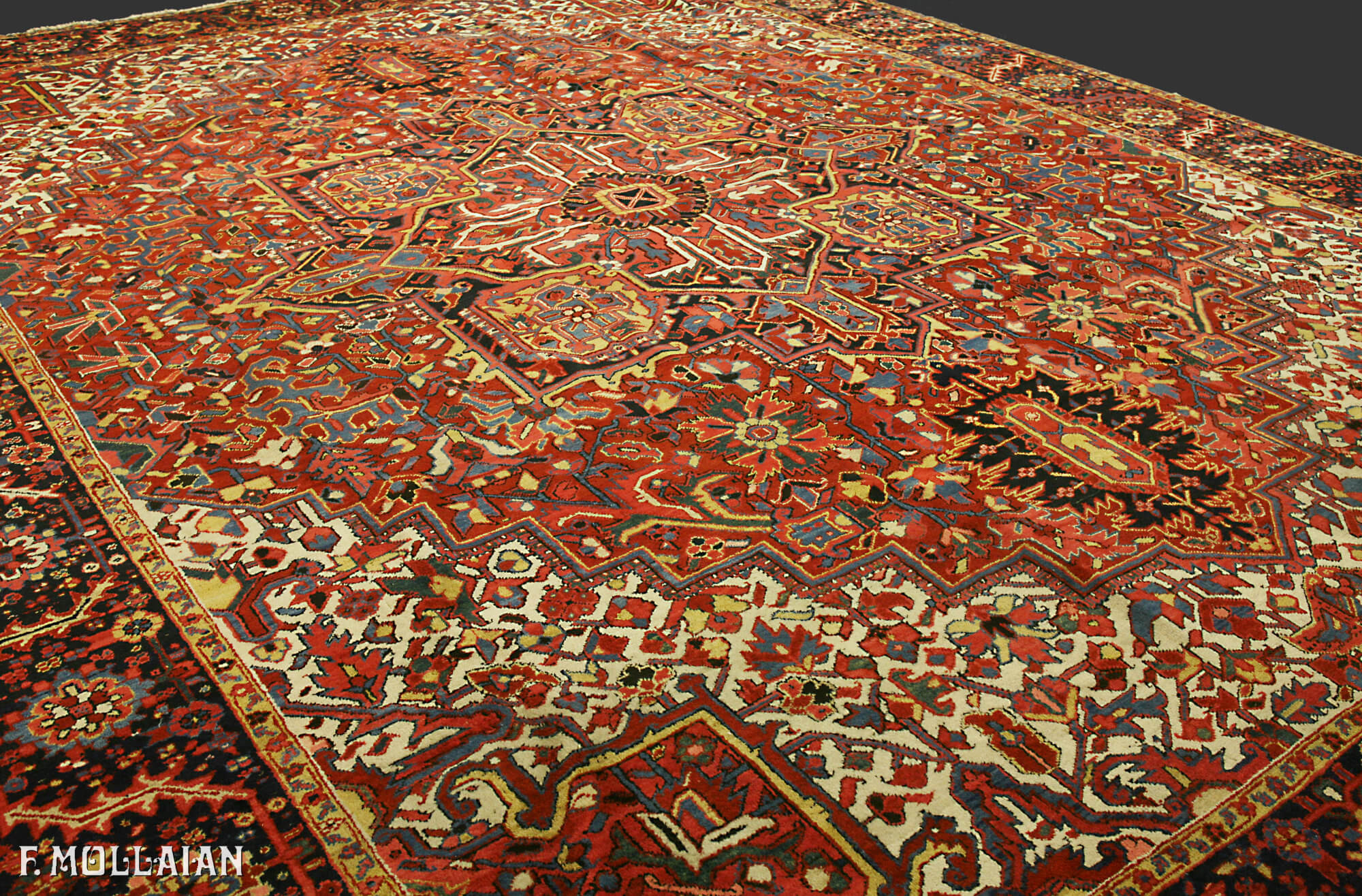 Alfombra Persa Antigua Heriz n°:43362013