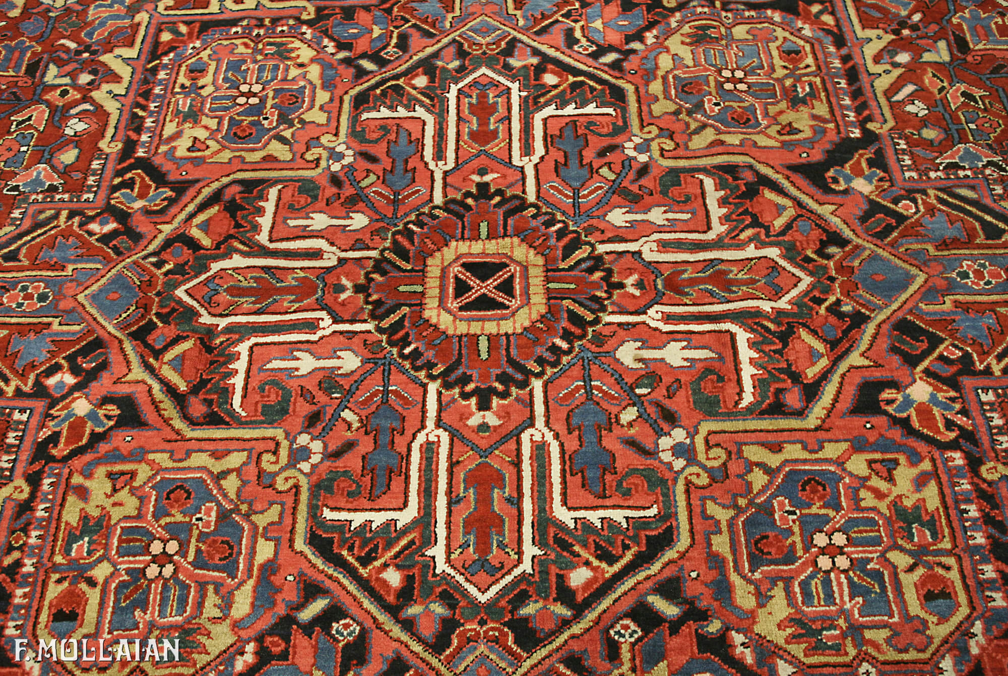 Alfombra Persa Antigua Heriz n°:43362013