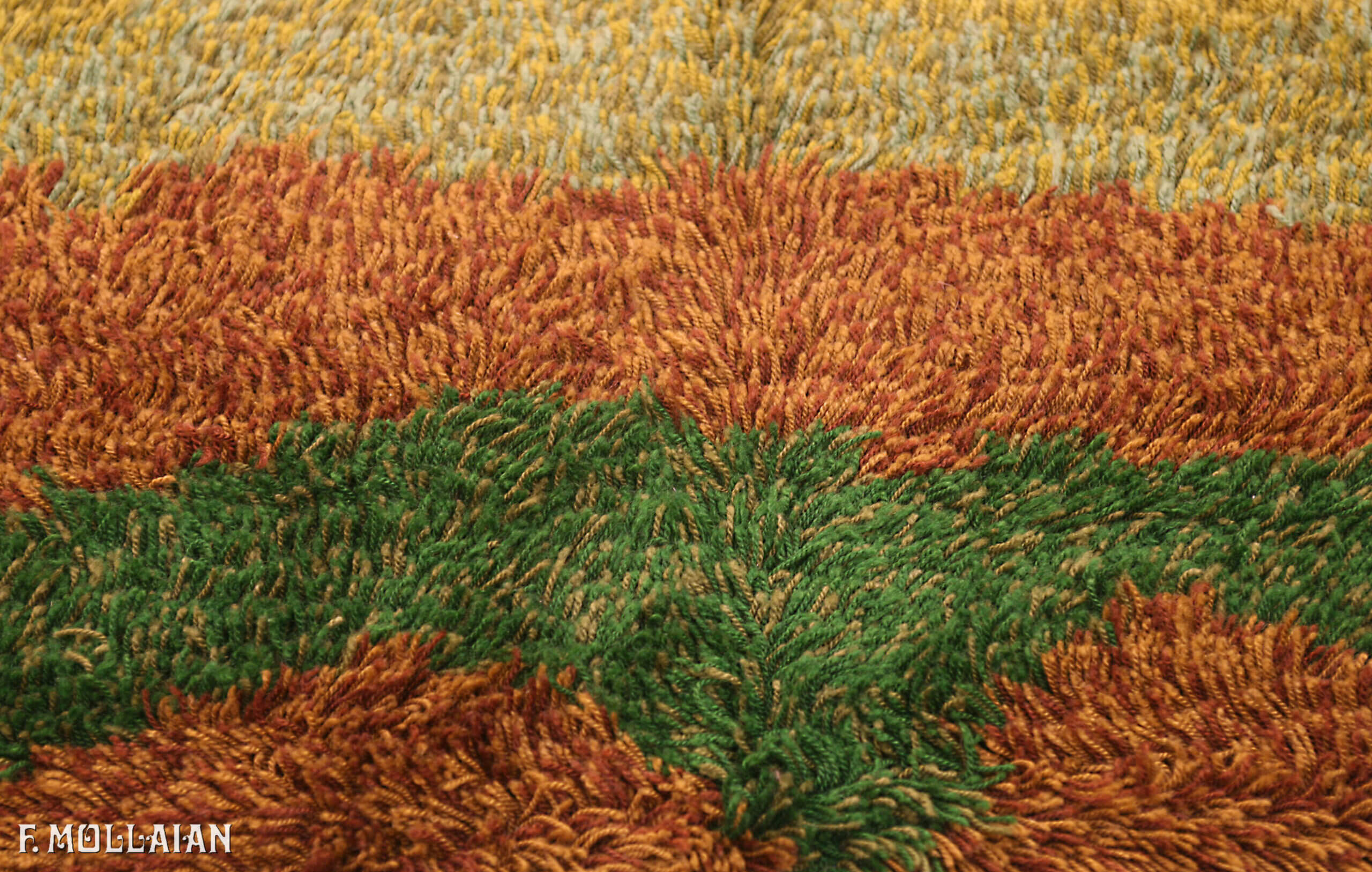 Tapis Suédois Semi-Antique Rya n°:51123854