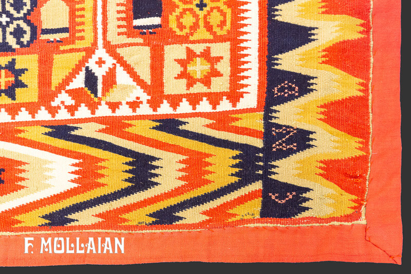 Textile Antique Suédois Rollakan n°:51686576