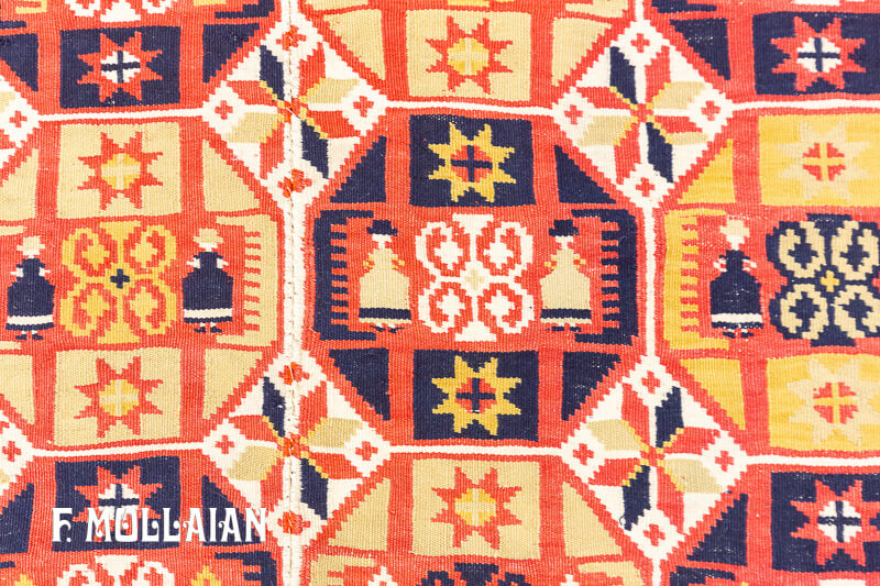 Textile Antique Suédois Rollakan n°:51686576