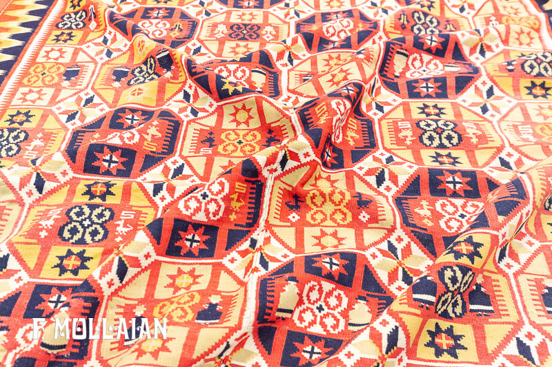 Textile Antique Suédois Rollakan n°:51686576
