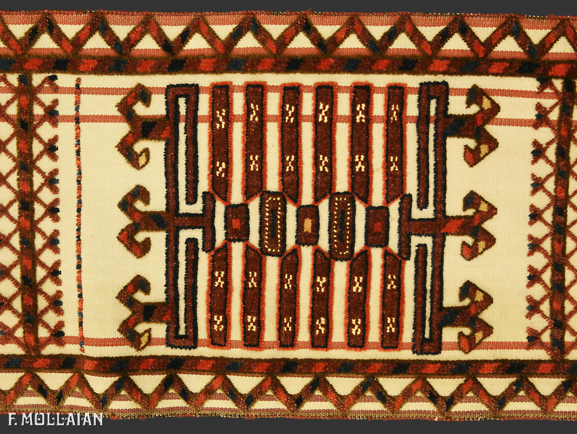 Tapis Turkmène Tend Band n°:51812264