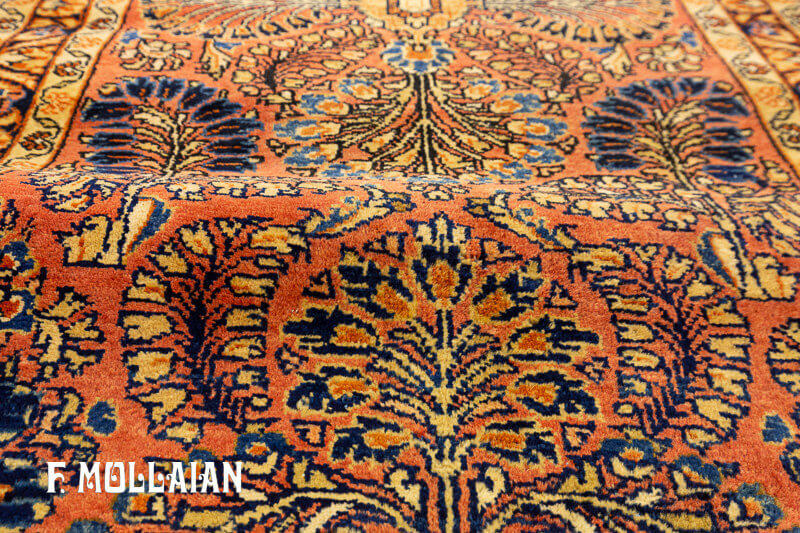 Petit Tapis Persan Sarouk n°:53259718