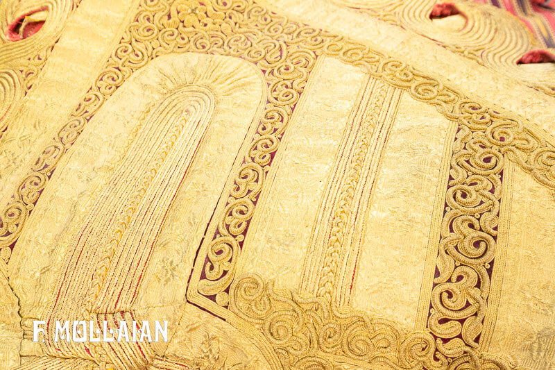 Rare Antique Ottoman (Textile) Goldish Clothing (ZariBaf) n°:53672800