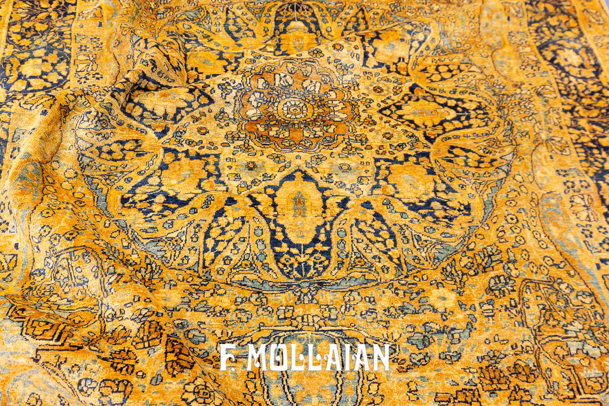 Tapis Persan Kerman Médaillon n°:58797493
