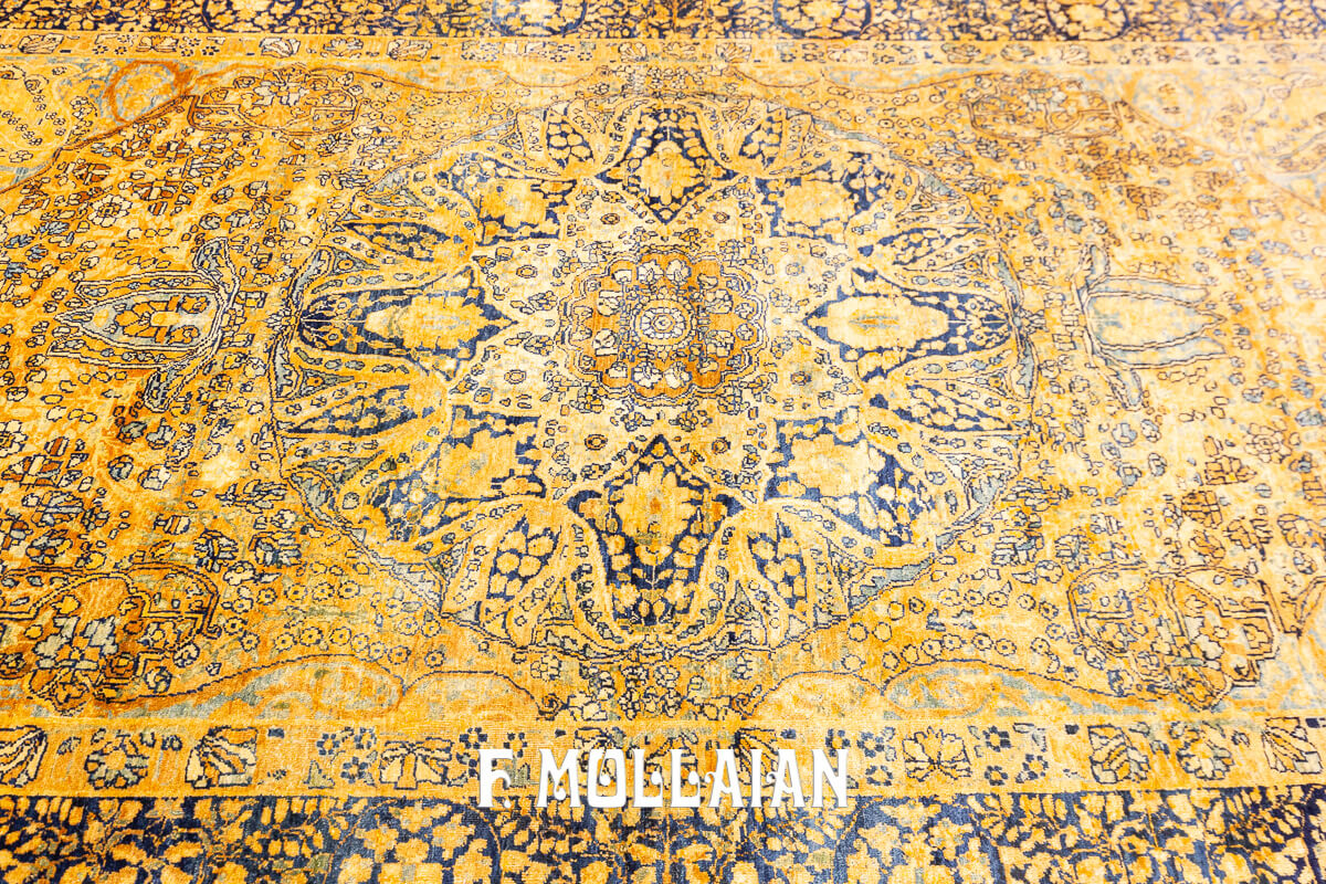 Tapis Persan Kerman Médaillon n°:58797493