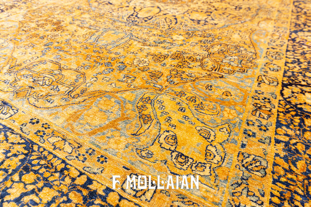 Tapis Persan Kerman Médaillon n°:58797493