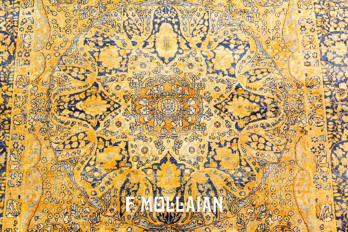 Tapis Persan Kerman Médaillon n°:58797493
