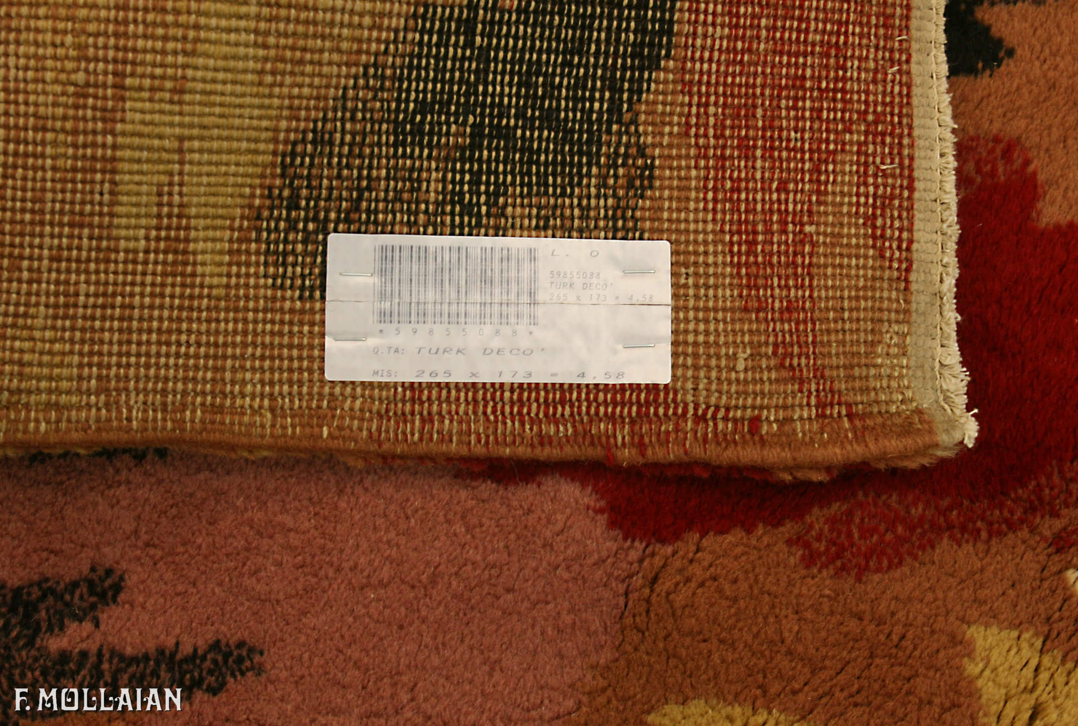 Tapis Turc Semi-Antique Decò n°:59855088