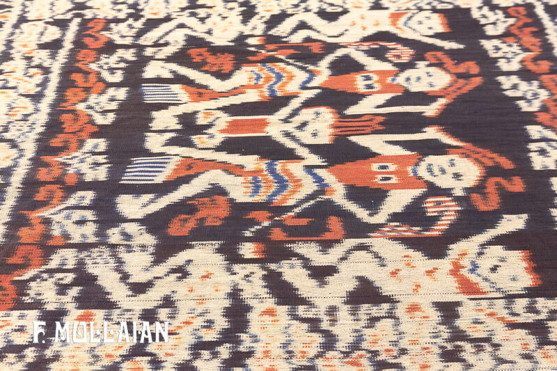 Motif Textile Traditionnel Indonésien Ethnique | Vecteur Premium