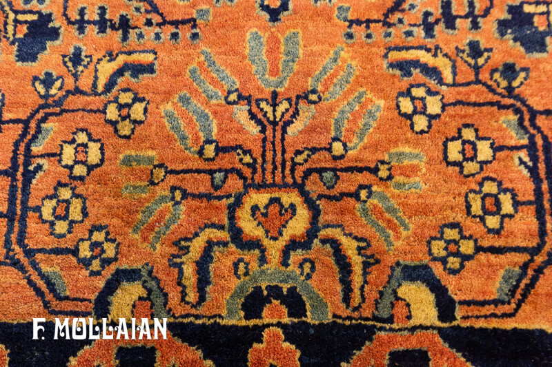 Antique Persian Saruk Small Rug n°:66850455