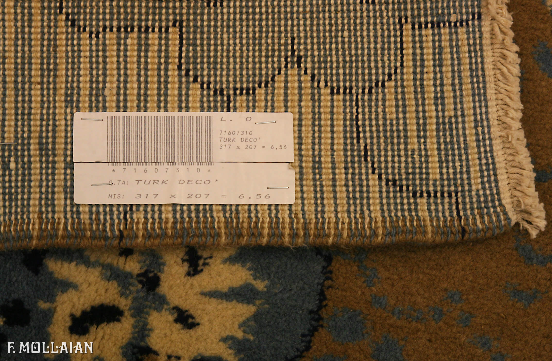 Tappeto Turco Semi Antico Turk Decò n°:71607310