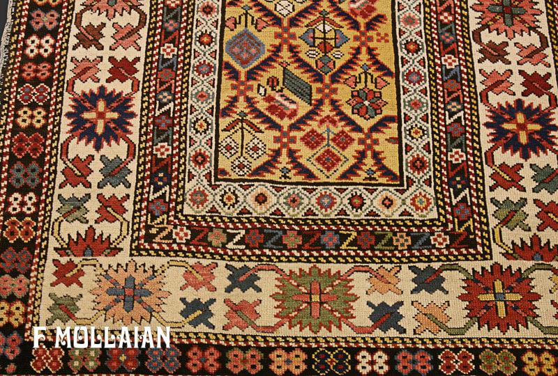 Tapete Corredor Caucasiano Antigo Daghestan n°:74130046