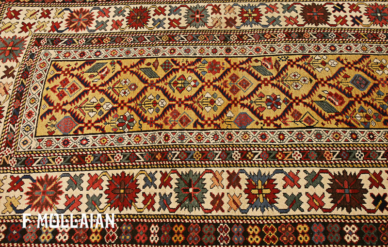 Tapete Corredor Caucasiano Antigo Daghestan n°:74130046