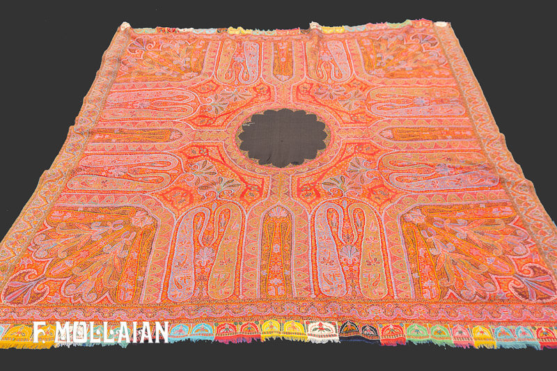 Textile Antique Châle du Cachemire n°:79541762
