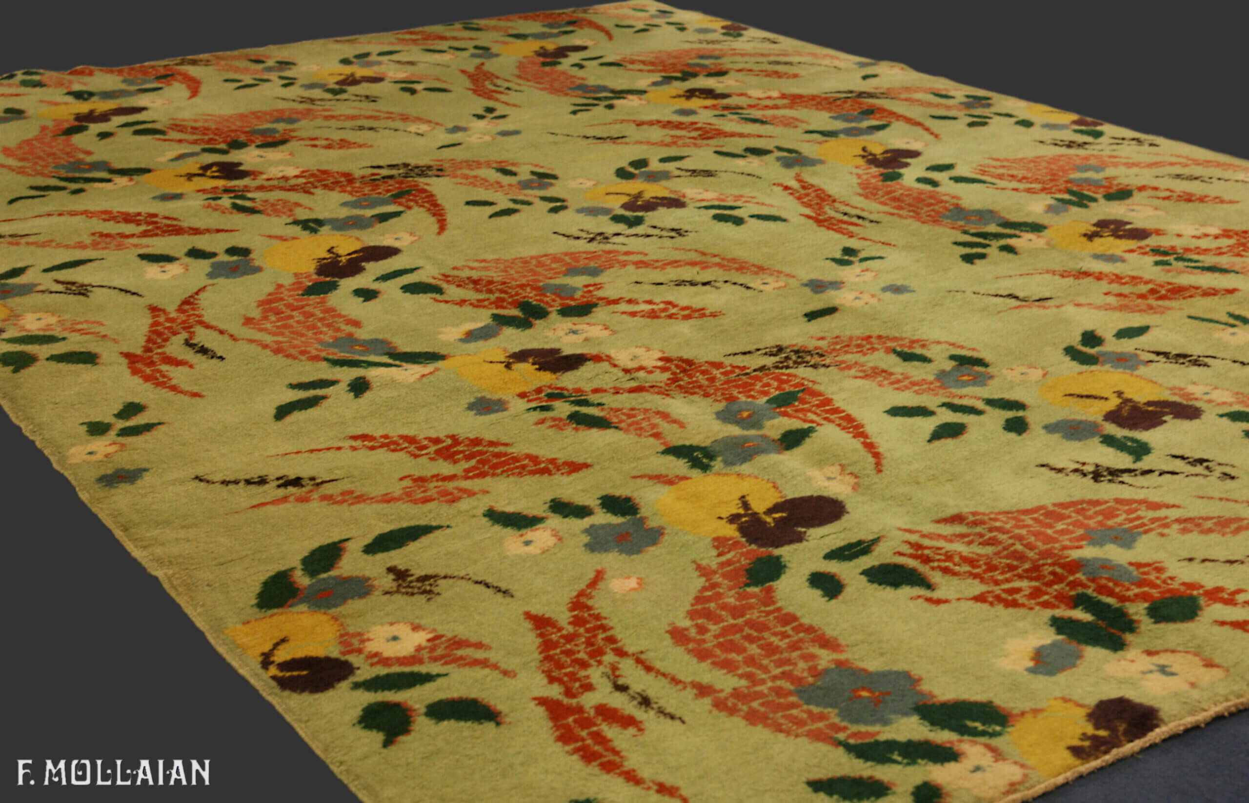 Alfombra Turca Semi-Antigua Decò n°:83227675