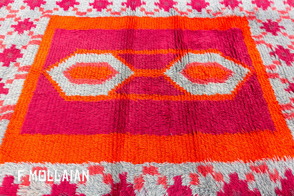 Rya Swedish Vintage Rug n°:91681343