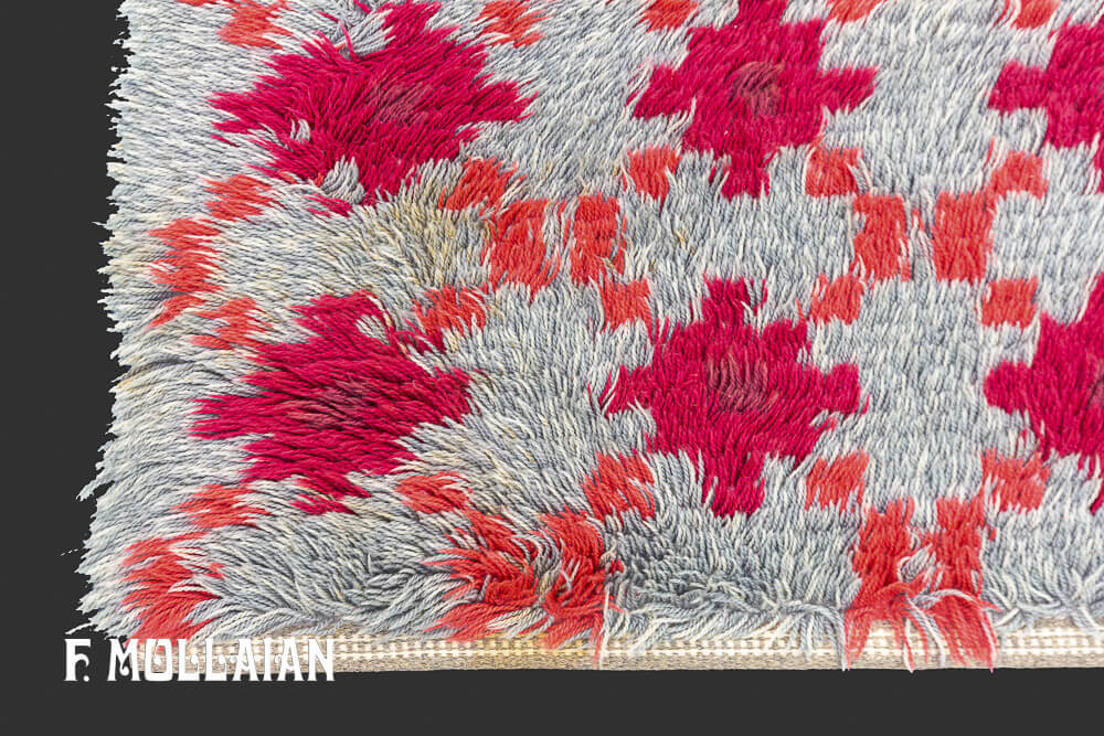 Rya Swedish Vintage Rug n°:91681343