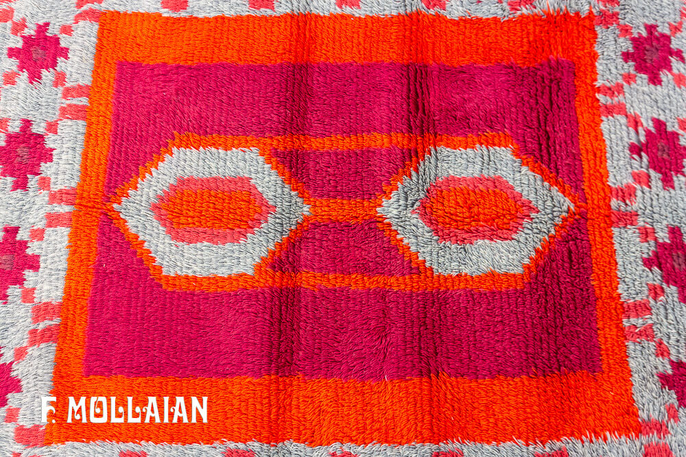 Rya Swedish Vintage Rug n°:91681343