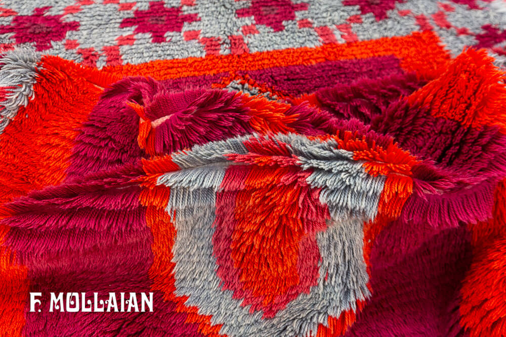Rya Swedish Vintage Rug n°:91681343