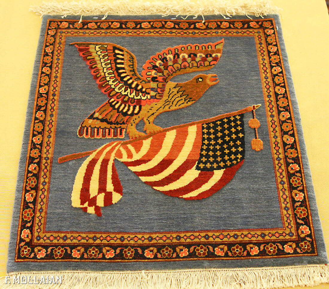 Alfombra Persa Antigua Kashan Dabir n°:91705660
