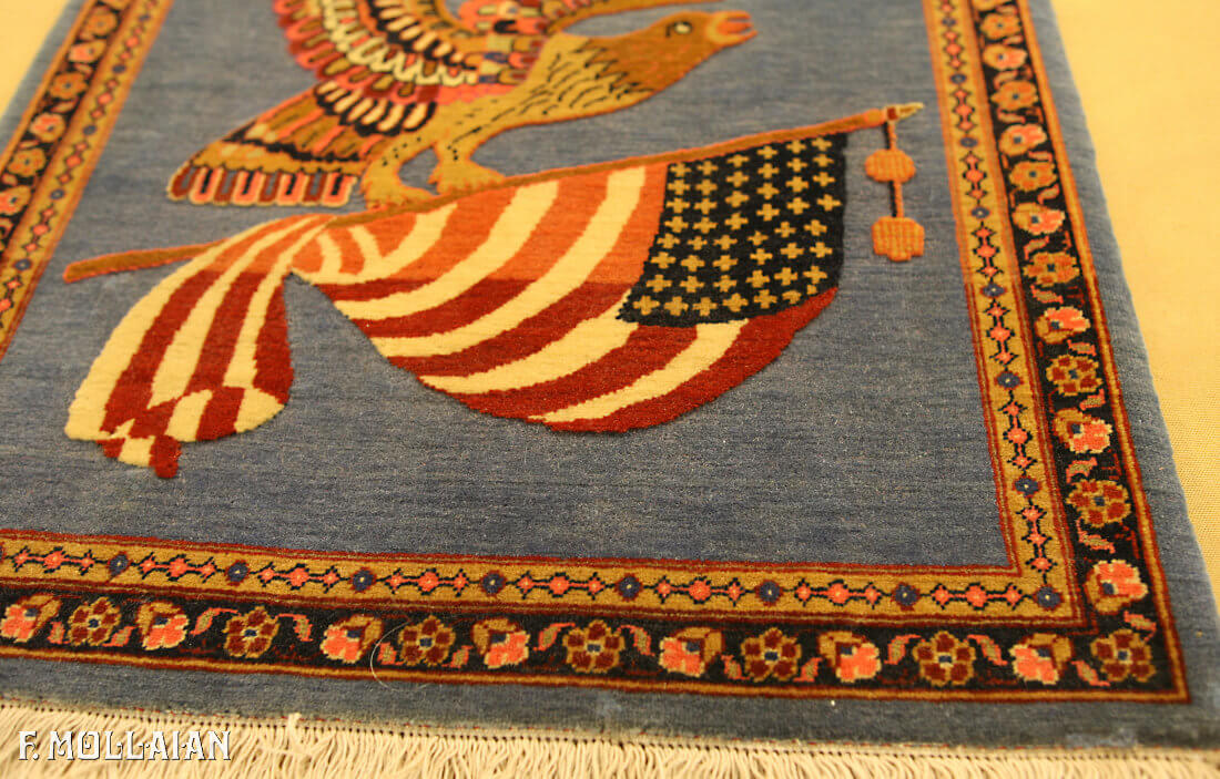 Alfombra Persa Antigua Kashan Dabir n°:91705660