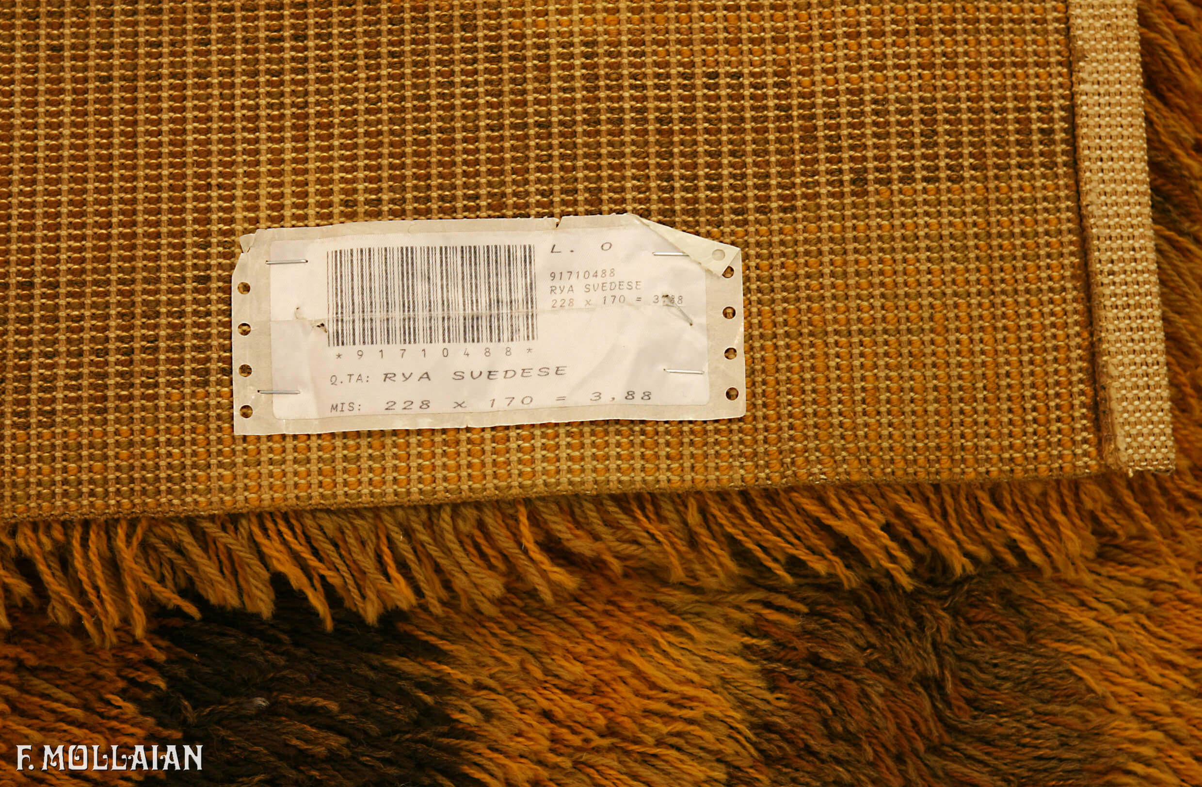 Teppich Schwedisch Semi-Antiker Rya n°:91710488