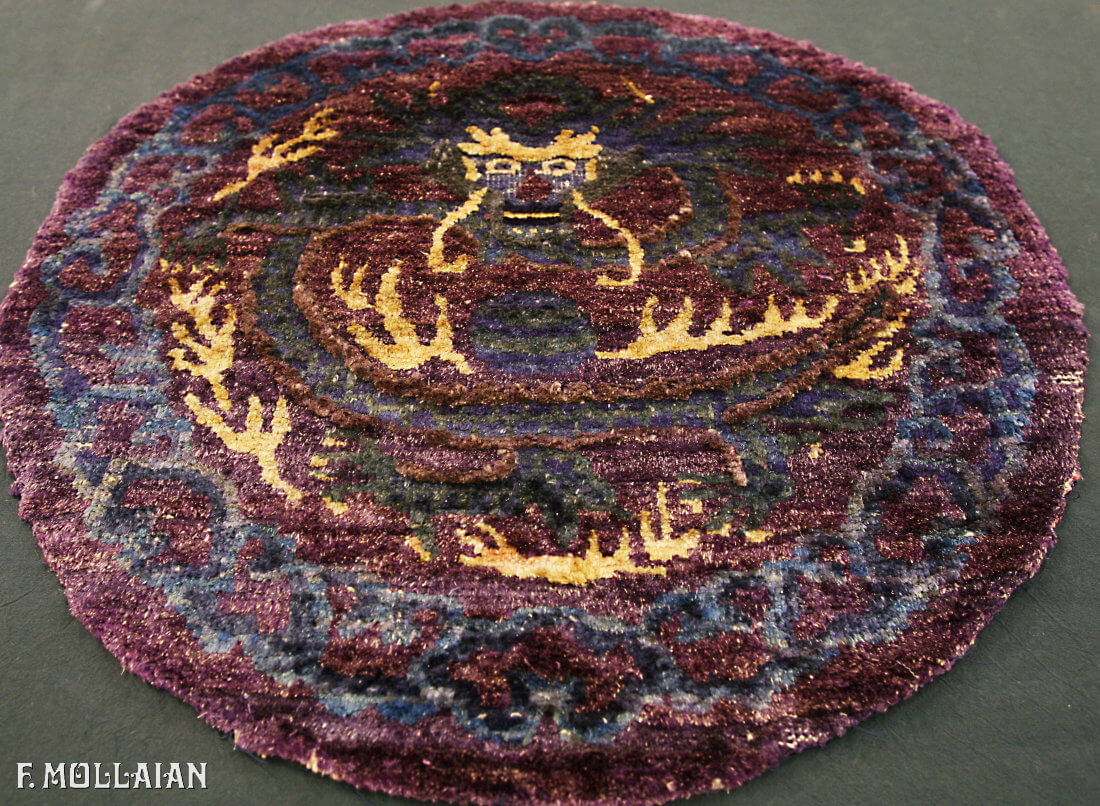 Alfombra China Antigua Peking Seda n°:99850815
