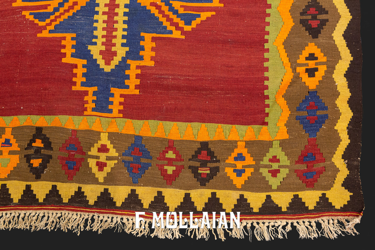 Kilim Rug Shirvan Beige/Brown Color n°:246