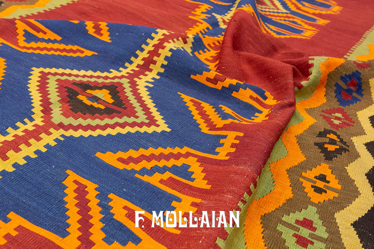 Kilim Rug Shirvan Beige/Brown Color n°:246