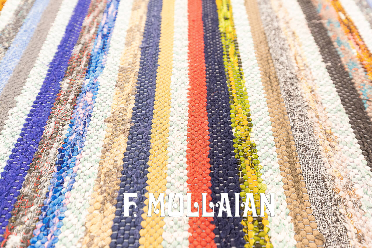 Tappeto Kilim Svedese Multicolore n°:305898