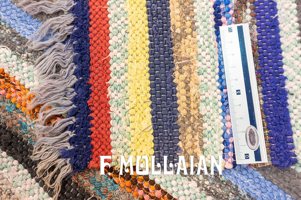 Tappeto Kilim Svedese Multicolore n°:305898