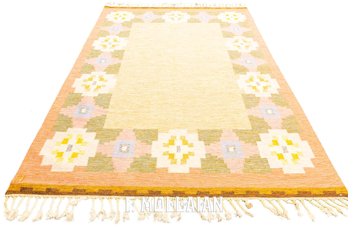 Tapis Kilim Suédois Rollakan n°:366196