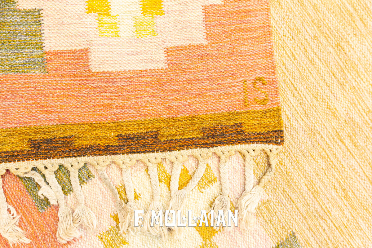 Tapis Kilim Suédois Rollakan n°:366196
