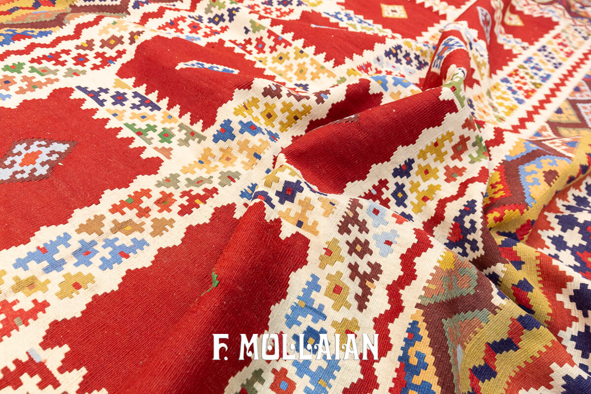 Tapis Kilim Shiraz Multicolore n°:409