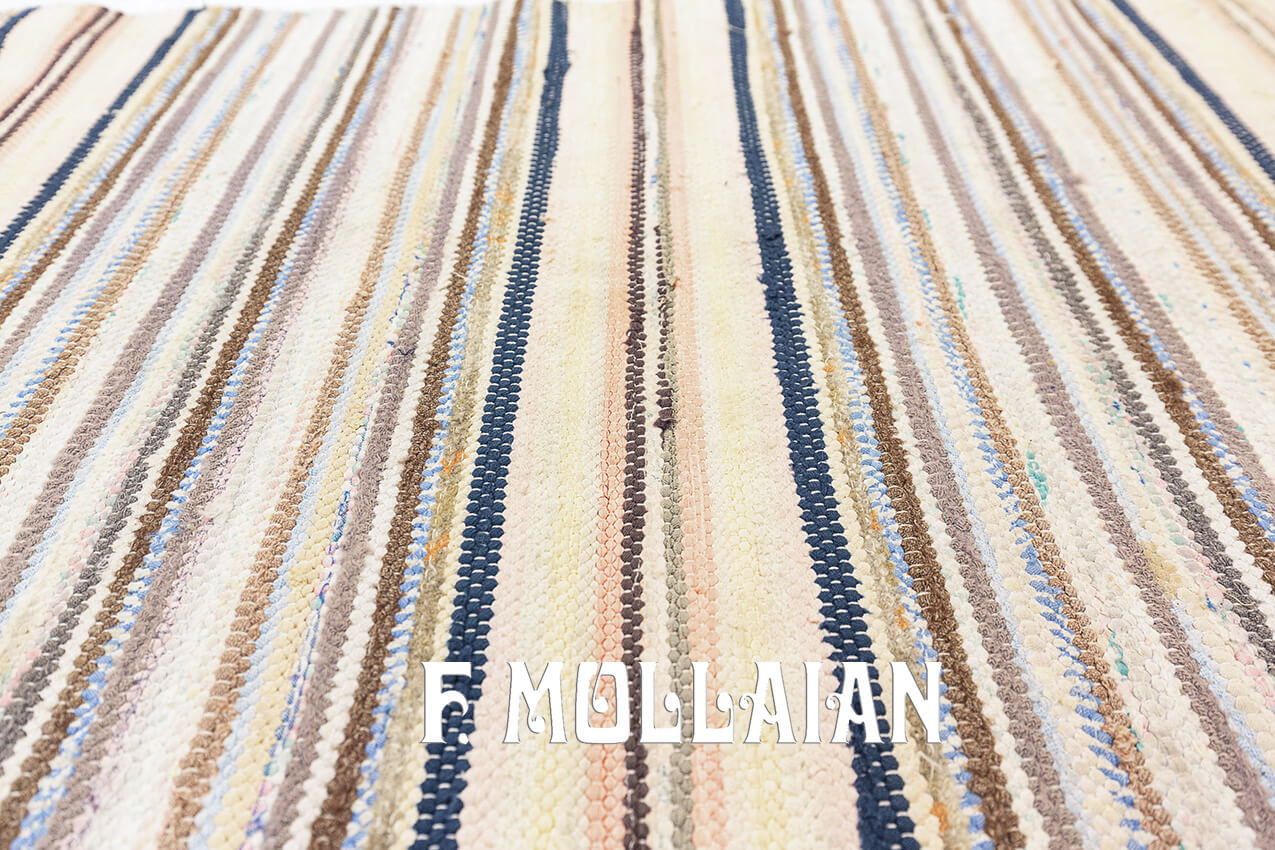 Scandinavian Rug Flat Weave n°:522733
