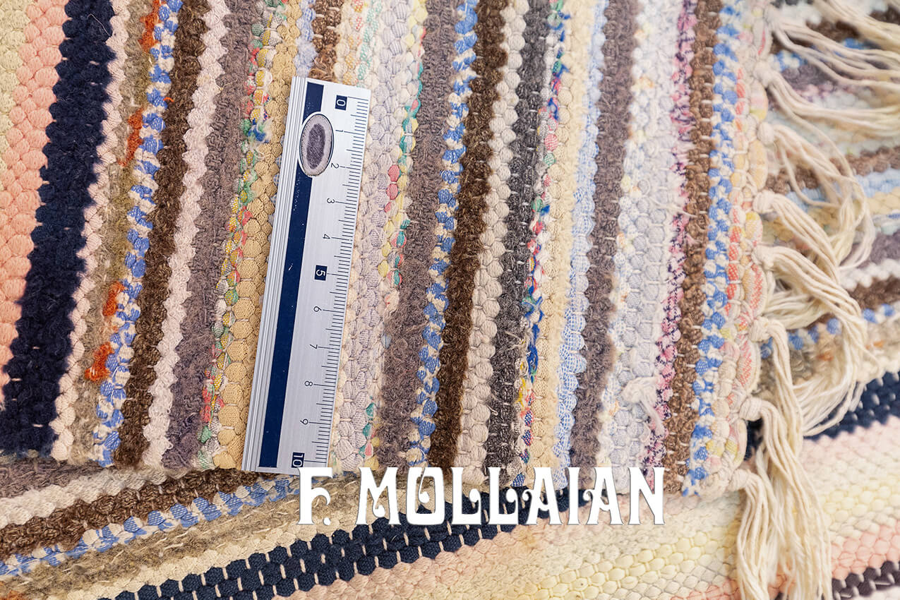 Scandinavian Rug Flat Weave n°:522733