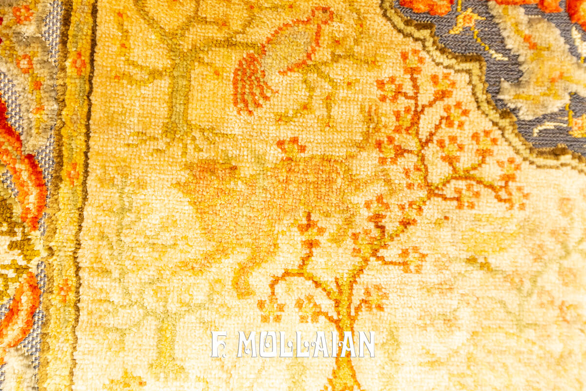 Koum Kapi Rug Extremely Fine Turkish Signed (Silk, Metal and Jewelry)- NOT FOR SALE