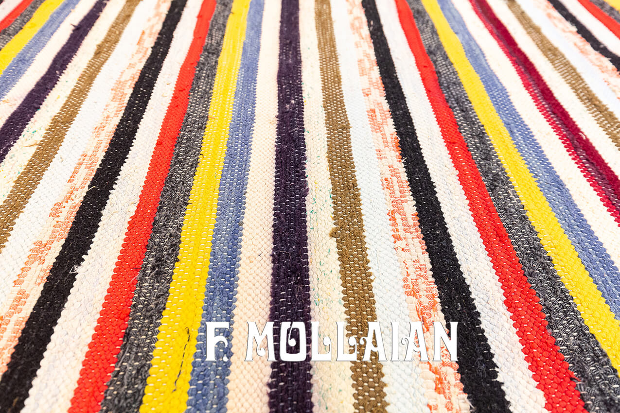 Tapis Scandinave Kilim Rollakan n°:676989