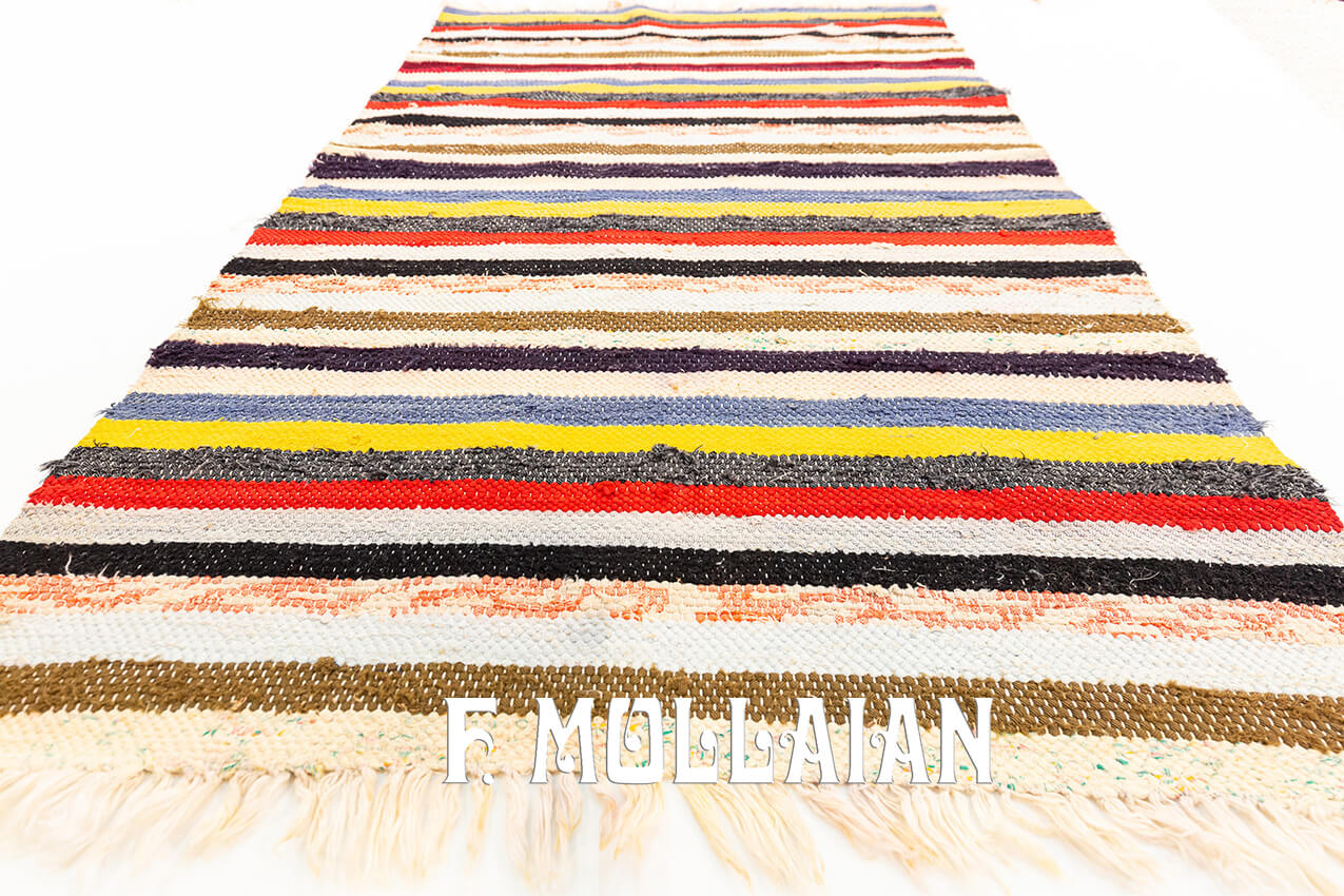 Tapis Scandinave Kilim Rollakan n°:676989