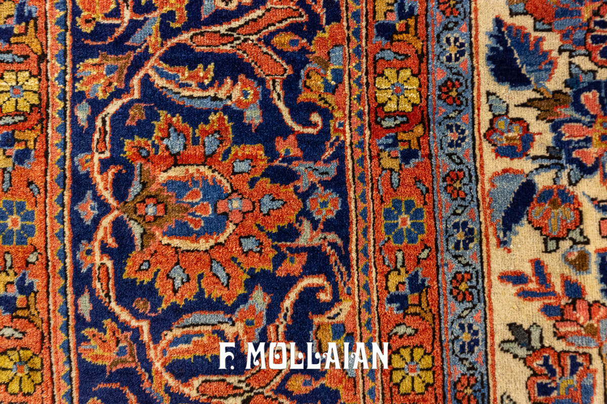 Tapis Kashan Floral Design n°:87453034
