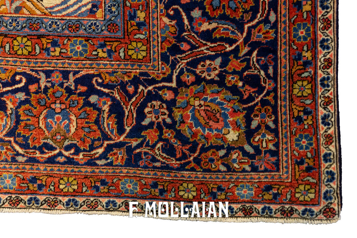 Tapis Kashan Floral Design n°:87453034