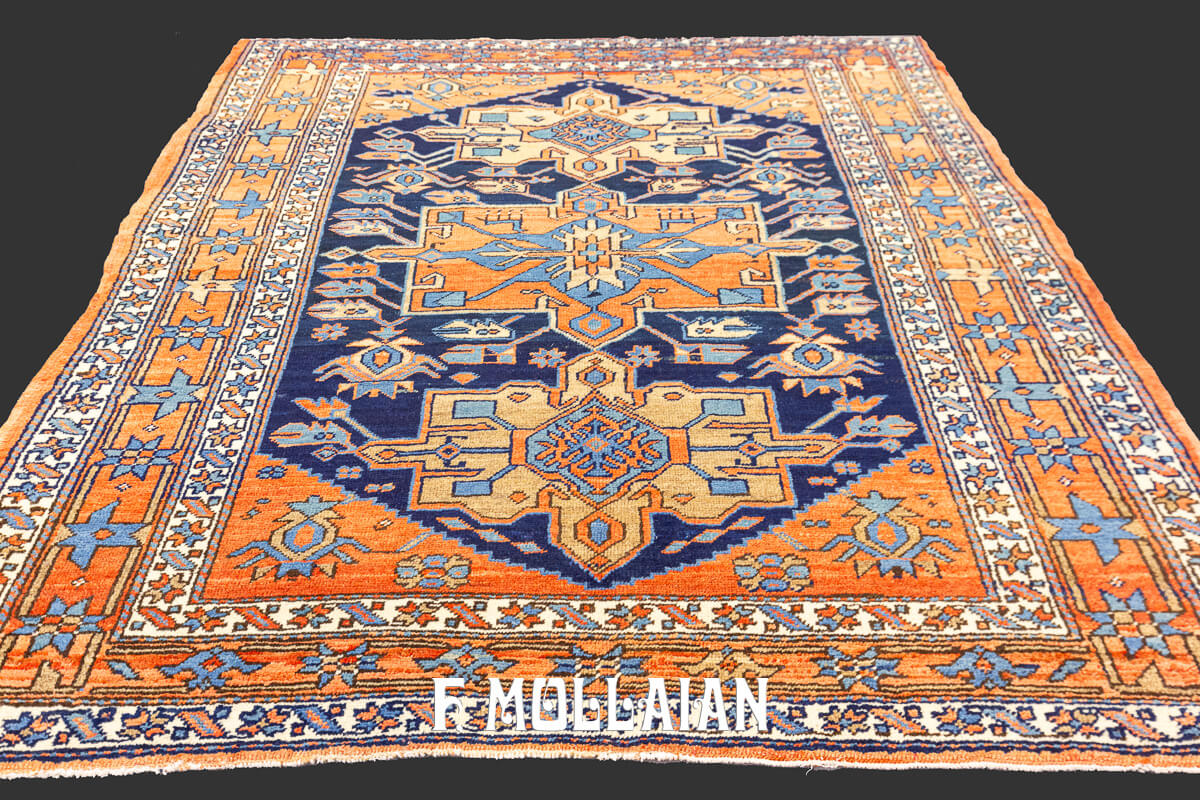 Heriz Rug Dark Blue Field Garaje n°:257549