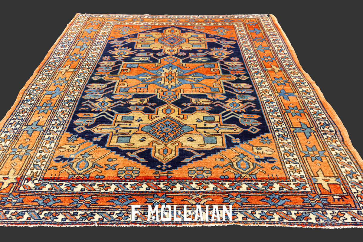 Heriz Rug Dark Blue Field Garaje n°:257549