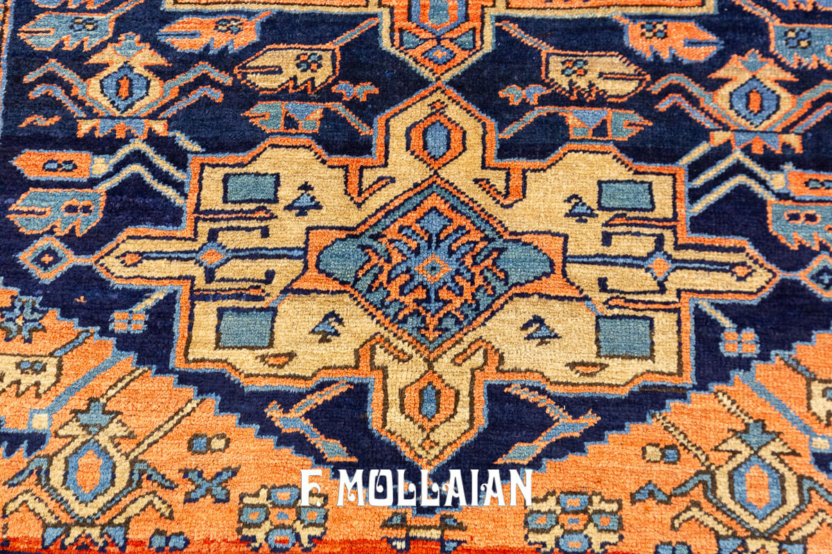 Heriz Rug Dark Blue Field Garaje n°:257549