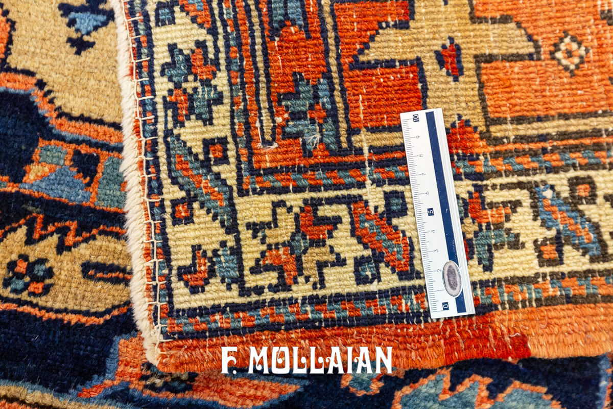 Heriz Rug Dark Blue Field Garaje n°:257549